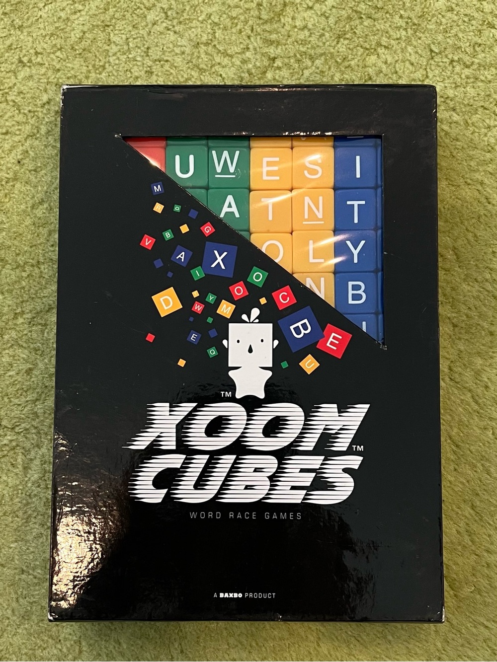 Word Race Game - Multicolor Xoom Cubes Game